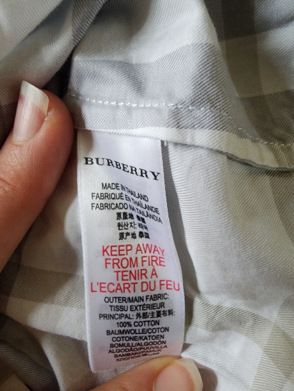 Burberry Button Down - Picture 5 of 5